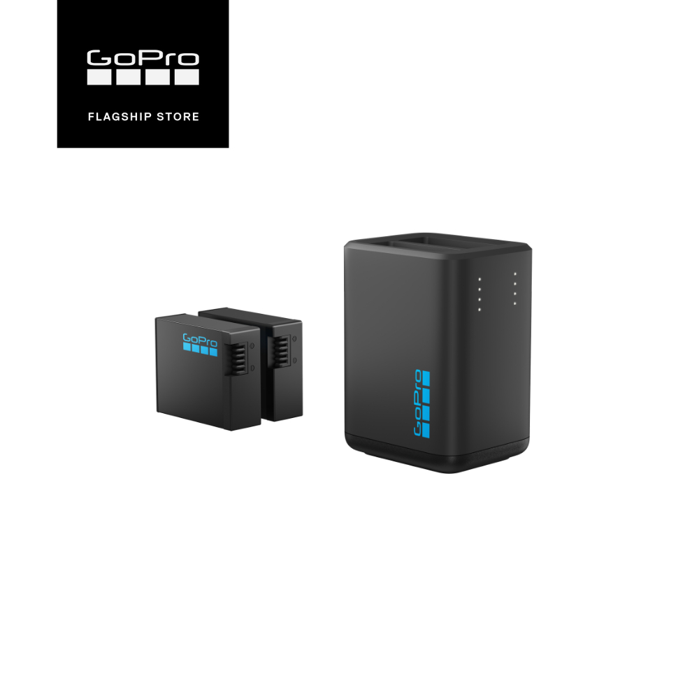 GoPro Dual Battery Charger+Enduro Batteries รุ่นใหม่สำหรับ HERO13 แท่นชาร์จ+แบตเตอรี่ 2 ก้อน