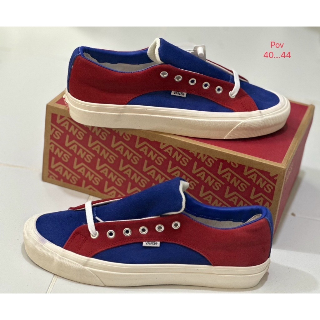Van Lampin 86 Dx รองเท้าผ้าใบ หนังกลับ มี 6 สี Sz.40-45 Eu พร้อมกล่อง H33A101