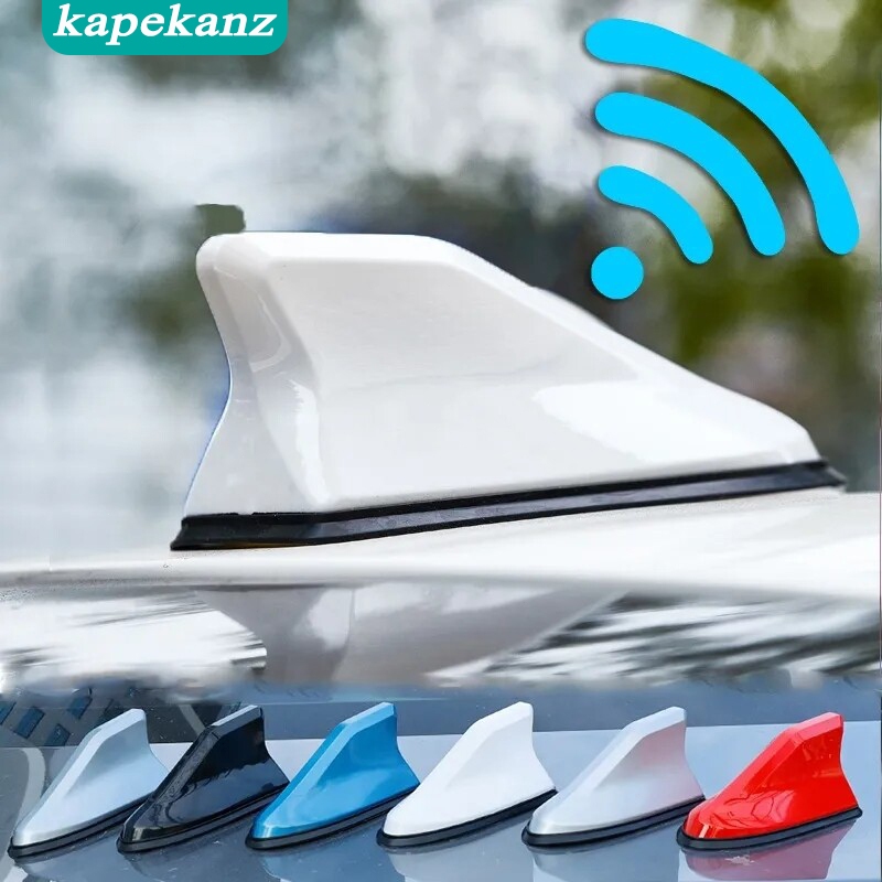 Car Shark Fin Roof Antenna เสาอากาศ เสาอากาศรูปฉลาม เสาอากาศติดรถยนต์ รับสัญญาณได้ชัดเจน ใส่ได้ทุกรุ่น มีหลายสีให้เลือก