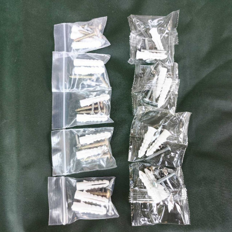 พุกพลาสติก+สกรูเกลียวปล่อย สกรู12แถมพุก12 เบอร์ 7ยาว1นิ้ว พุกPVC พุกพลาสติกพร้อมสกรูเกลียวปล่อย - รูปที่ 4