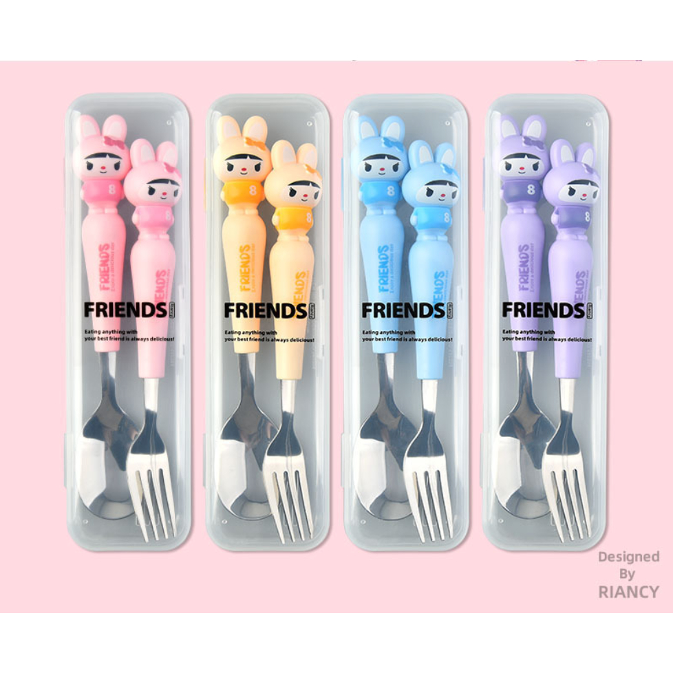 BrananaPlus ชุดช้อนส้อมเด็ก รับประทานอาหาร ช้อนเด็ก SPNFORK