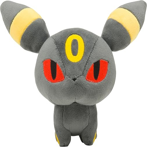 Pokemon Center ตุ๊กตาโปเกมอนดั้งเดิม Umbreon 18.5x16x16.5 (HxWxD: ซม.)