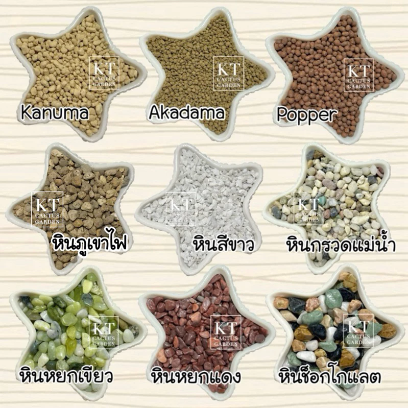 หินโรยหน้า สำหรับแคคตัส,ไม้อวบน้ำทุกสายพันธุ์