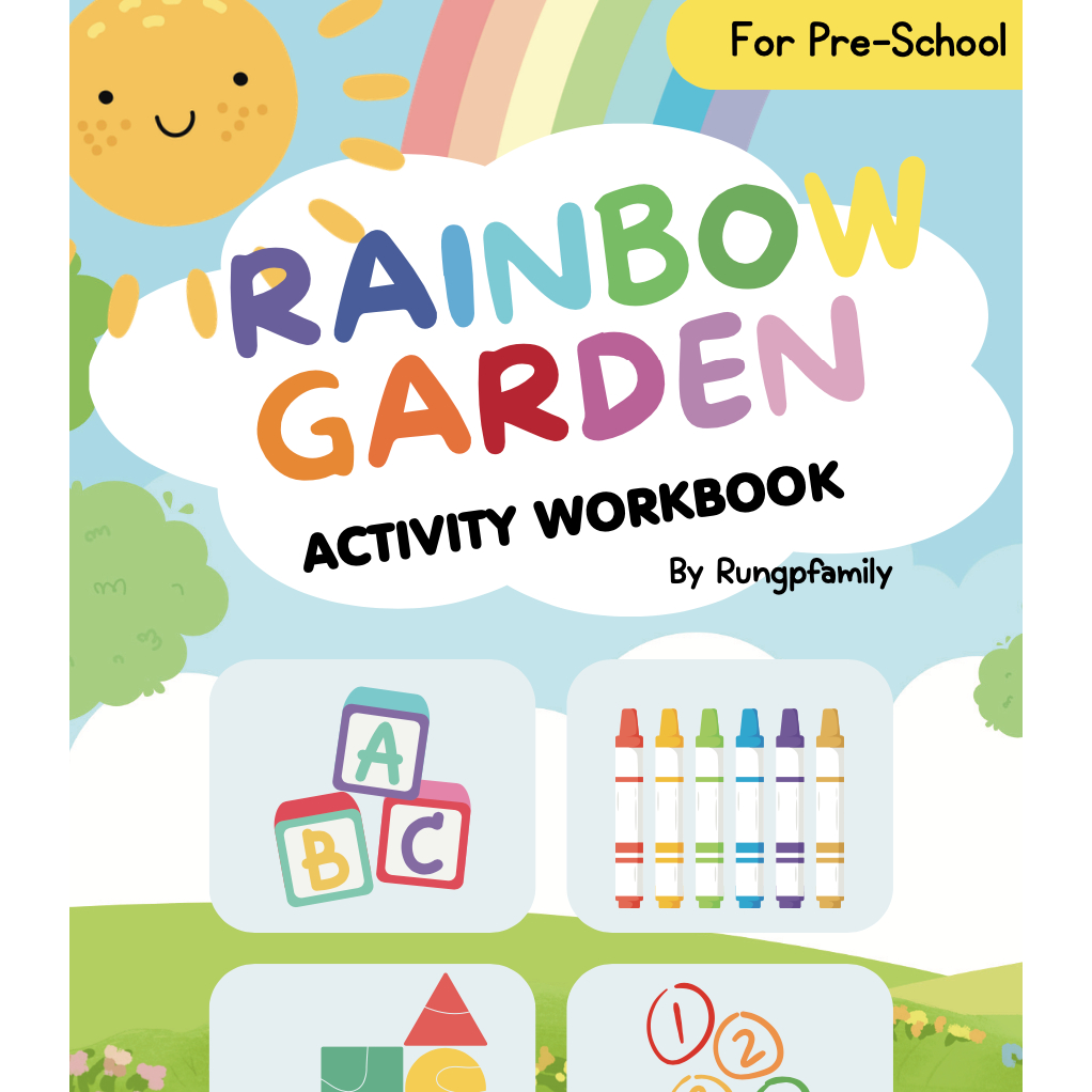 ตะกร้าแถม สมุดเด็กเก่ง 1 Get to Know Yourself Drawing Worksheet for Kindergarten