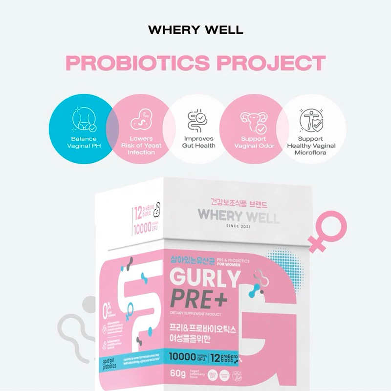 พร้อมส่ง! Whery well Gurly Pre+ โพรไบโอติกส์สำหรับผู้หญิง สูตรงานวิจัย 10สายพันธุ์ thumbnail 9