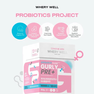 พร้อมส่ง! Whery well Gurly Pre+ โพรไบโอติกส์สำหรับผู้หญิง สูตรงานวิจัย 10สายพันธุ์