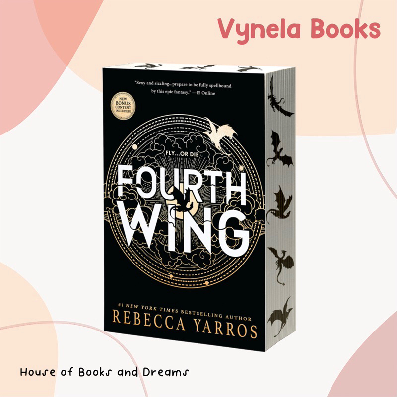 VYNELA (หนังสือภาษาอังกฤษ / US LARGE PRINT) FOURTH WING (THE EMPYREAN #1 / LIMITED PAPERBACK EDITION