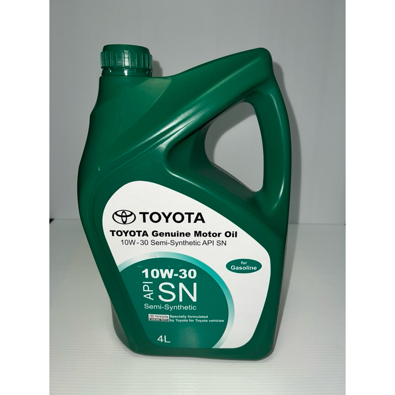 TOYOTA น้ำมันเครื่องกึ่งสังเคราะห์ 10W-30SN ขนาด 4 ลิตร