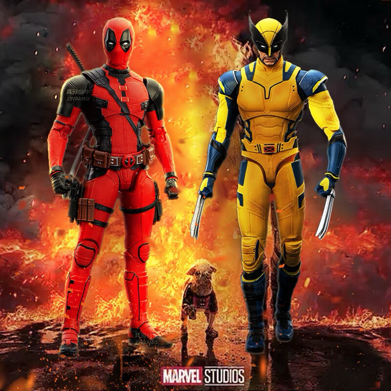 DEADPOOL & WOLVERINE Marvel Studios ZD TOYS 1/10 Action Figure 18 cm