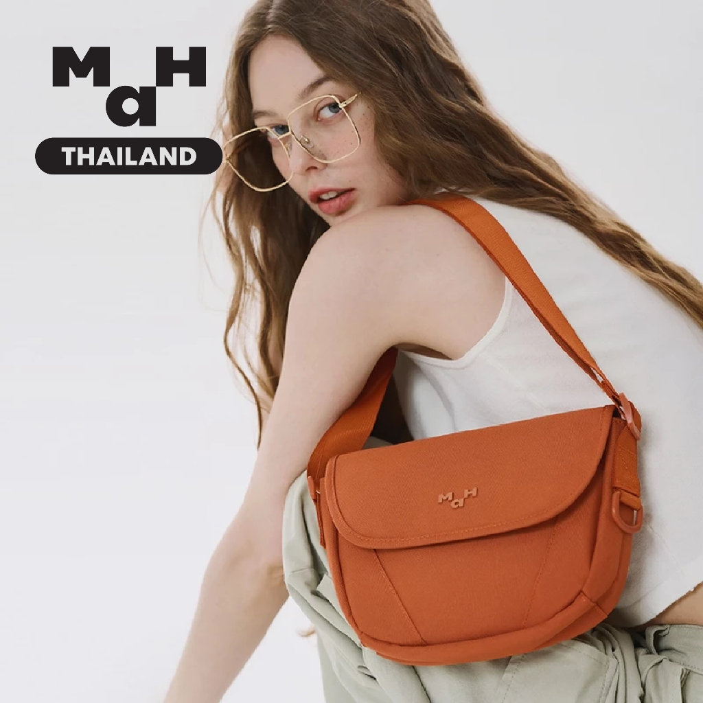 MAH Young Crossbody Shuttle กระเป๋าสะพายข้าง น้ำหนักเบา ผ้ากันน้ํา 6 นิ้ว (กระเป๋าสะพายไหล่)