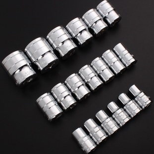 EMTOP ลูกบ๊อกซ์ สั้น 6 เหลี่ยม 1/2 นิ้ว ขนาด 8 - 32 มม. [ Hand Socket ] - ลูกบล็อก / ลูกบล็อค / ลูกบ๊อกซ์