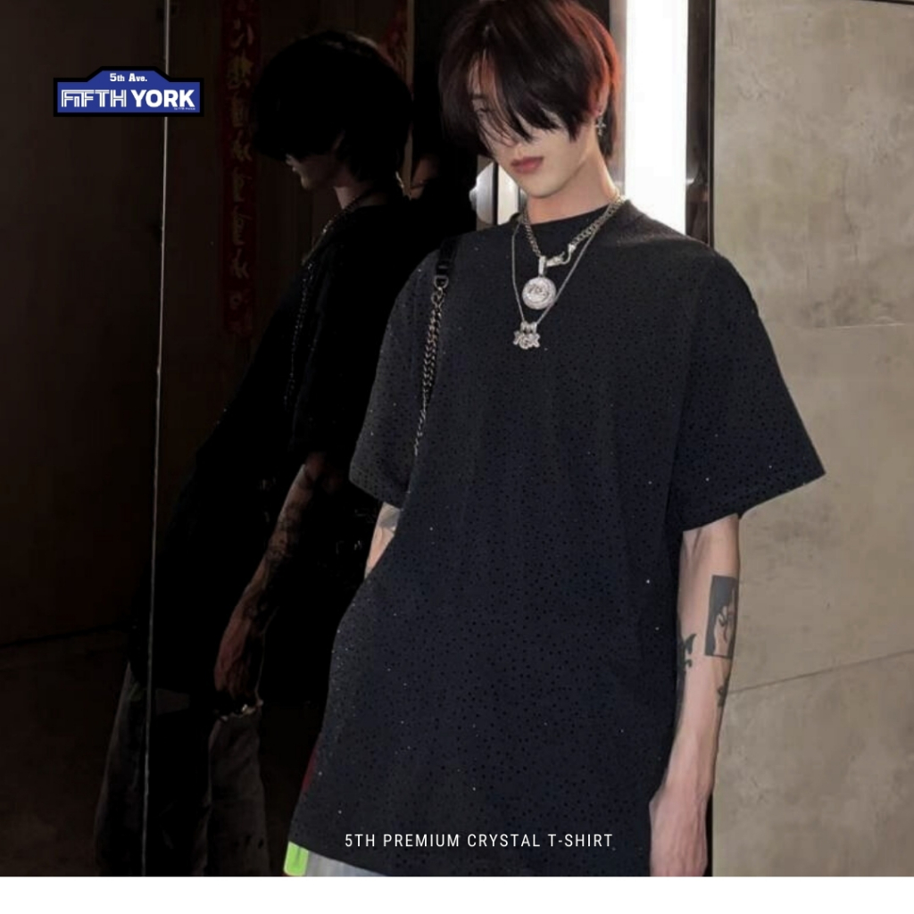 FifthYork PremiumCystal T-shirt เสื้อคริสตัลฟิฟธ์ยอร์ก