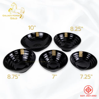 ชามเมลามีนทรงโคมญี่ปุ่น ขนาด7"-10"(แพค6ใบ)