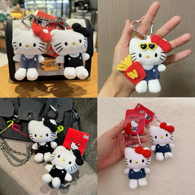 พวงกุญแจ hello kitty ห่วงห้อยรูปหัวใจ