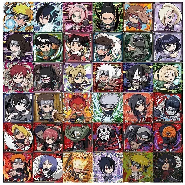 Naruto Shippuden Shinobi World Seal Wafer ชุด1-3 สติ๊กเกอร์ งานแท้ของใหม่ในซีน