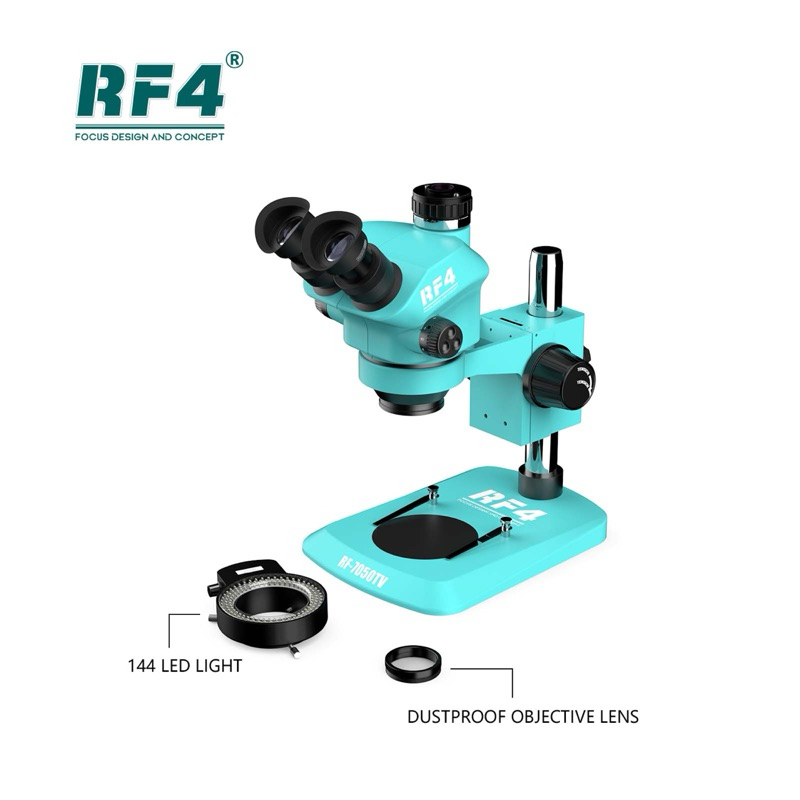 RF-7050TVกล้องจุลทรรศน์ฐานขนาดใหญ่7-50เท่า
