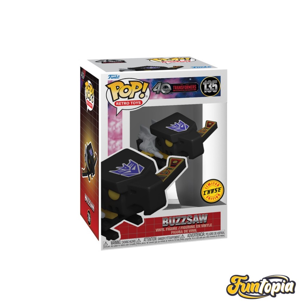 Funko Chase! (80985) - Laserbeak (Chance of Chase) (135) POP! Retro Toys: Transformers G1