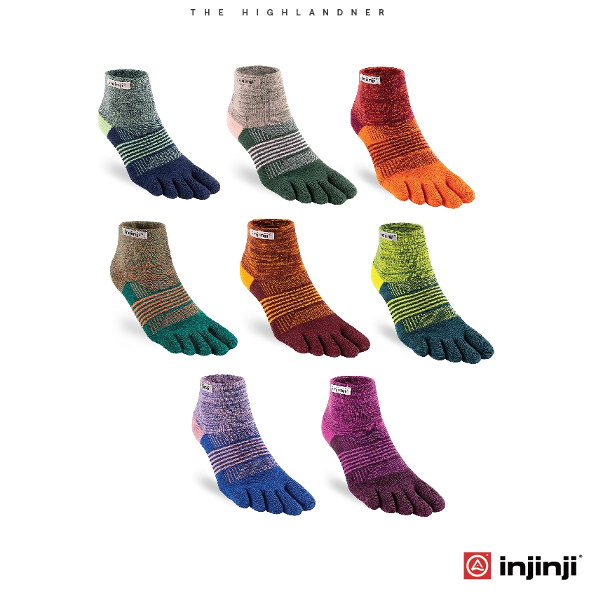 Injinji Women's Trail Performance Toesock Mini-crew