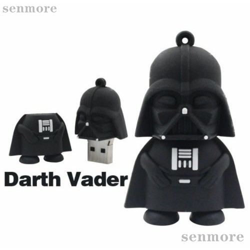 แฟลชไดร์ฟ USB Flashdrive 1GB 4GB 8GB 16GB 32GB 64GB 128GB 1TB การ์ตูนซามูไรดำ แฟลชไดร์ฟ 2.0