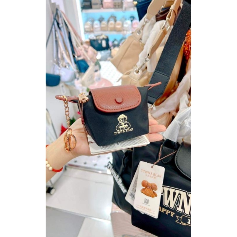 TTWN BEAR กระเป๋าใส่เหรียญใบเล็กน้องหมี แบรนด์แท้ พร้อมส่ง