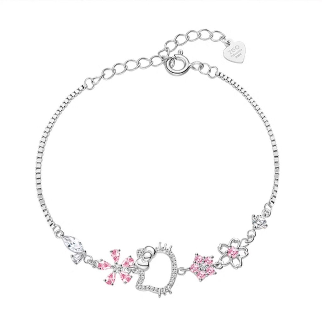 ZGO x Sanrio Hello Kitty - สร้อยข้อมือคิตตี้ ลิขสิทธิ์แท้พร้อมกล่อง