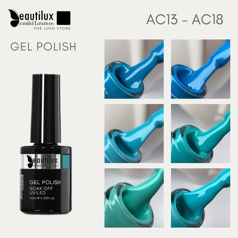 Beautilux Gel Polish สีเจล เบอร์ AC13 - AC18