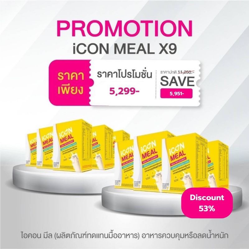 ‼️PROMOTION‼️ Icon meal ×9