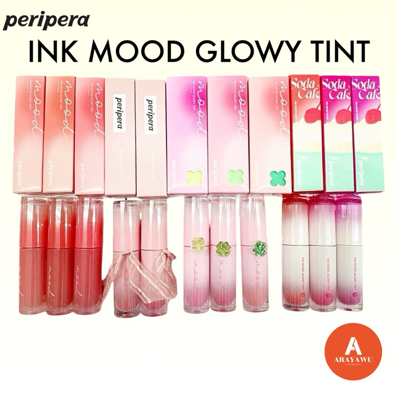 (✅แท้/พร้อมส่ง) 💋 Peripera INK MOOD GLOWY TINT ♥️ ทิ้นปากฉ่ำ