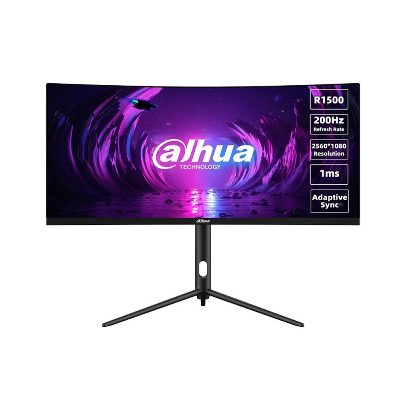 MONITOR (จอมอนิเตอร์) DAHUA LM30-E330CA - 30 INCH VA FHD 200Hz ADAPTIVE SYNC CURVED
