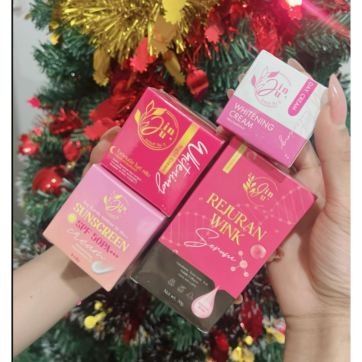 ครีมจินจูกลางคืน 10 ชิ้น บำรุงใบหน้า  ส่วนลดในไลท์สด