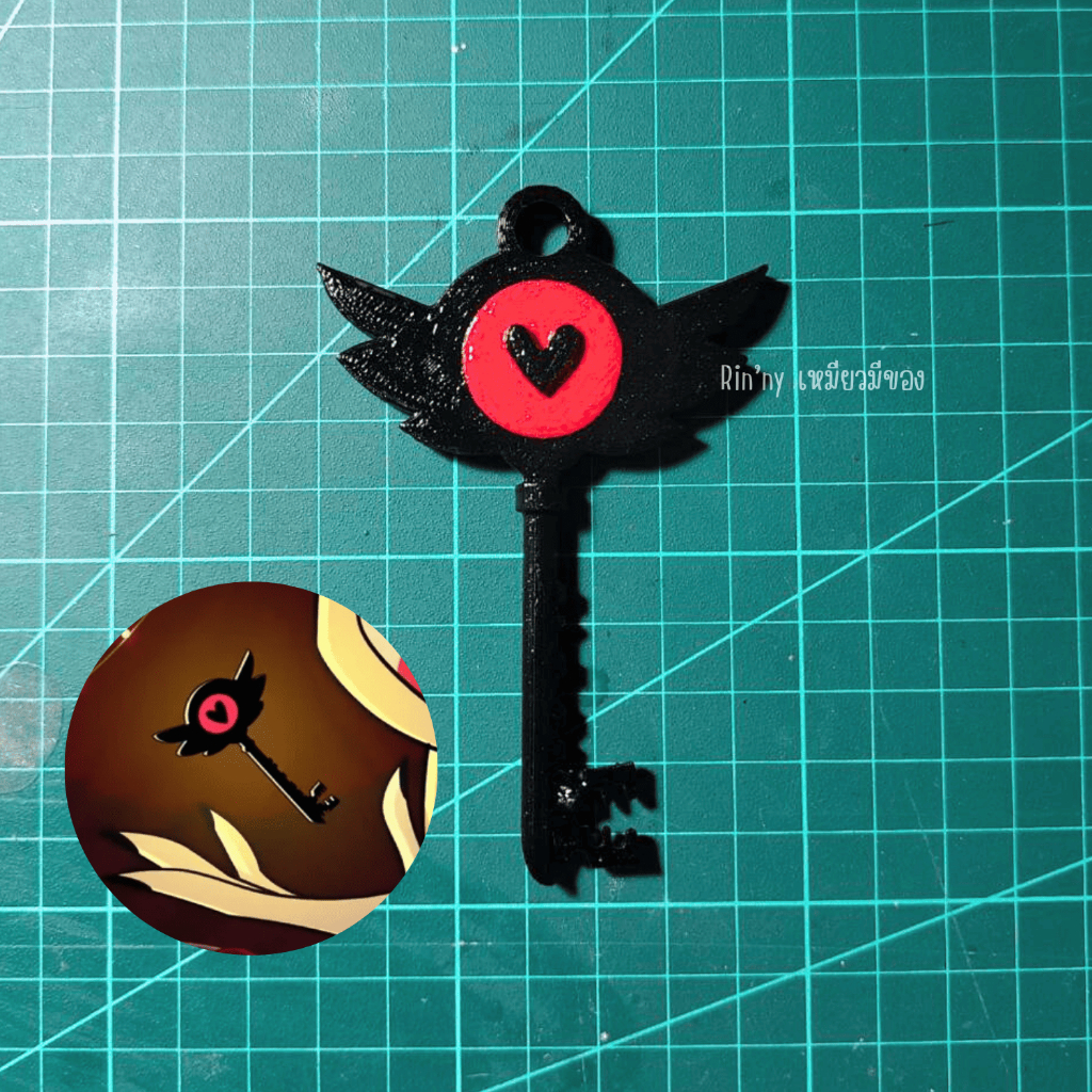 ✨พร้อมส่ง🇹🇭✨พร็อบกุญแจ Hazbin Hotel โรงแรมนรกป่วนหรรษา 3D Printing พวงกุญแจ *งานทำใหม่ชิ้นต่อชิ้น*