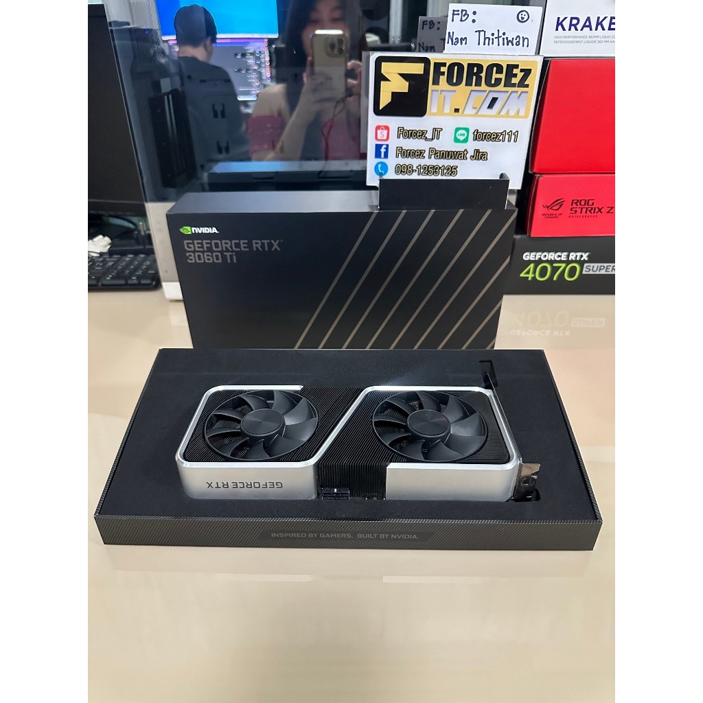 🍎การ์ดจอ NVIDIA GeForce RTX 3060 Ti มือสองสภาพดี