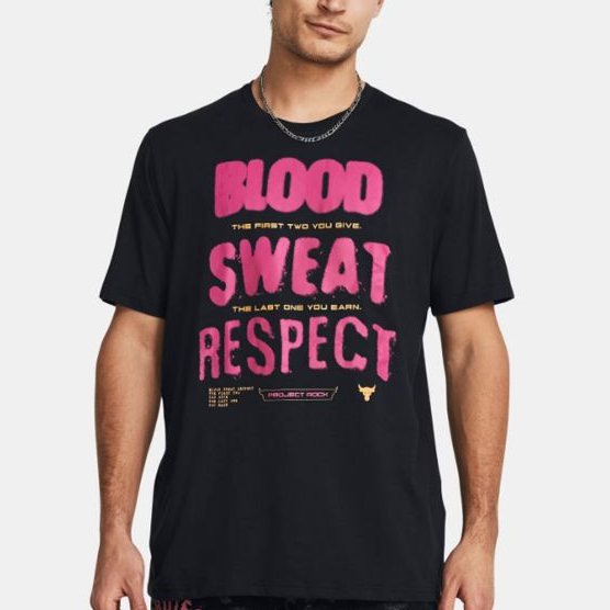 เสื้อยืด Under Armour Project Rock BSR Graphic Short Sleeve เสื้อยืด UA สินค้าแท้ 100%