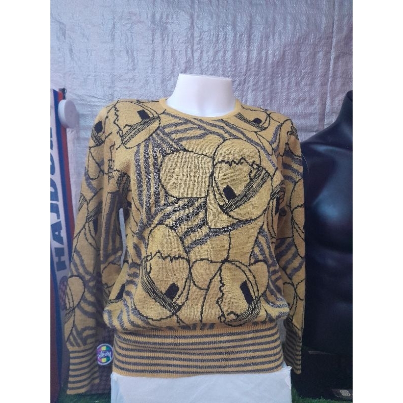 A39 เสื้อไหมพรมมือสอง รอบอก. 36 ยาว.22 (สินค้ามือสองบางชิ้นมีตำหนิกรุณาอ่านรายละเอียด)