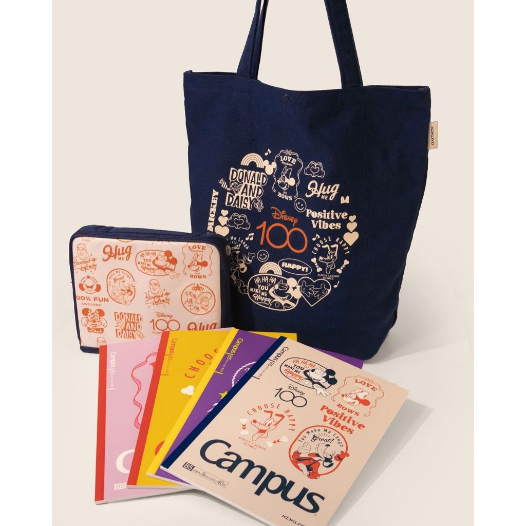 Kokuyo Disney TOTE Bag // กระเป๋าสะพายข้างลายการ์ตูน DISNEY