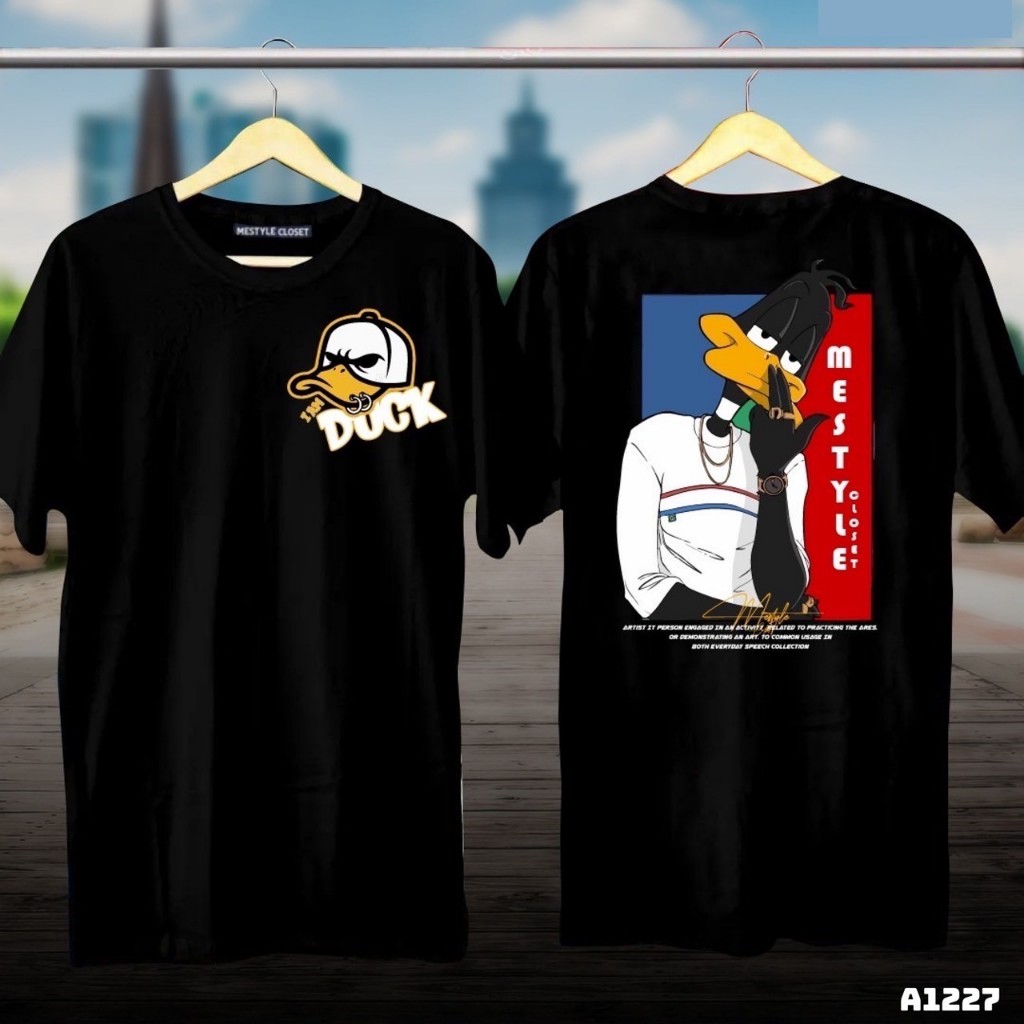 เสื้อ A1227 เสื้อยืด คอกลม หน้า-หลัง COTTON 100% เกรดพรีเมี่ยม จัดโปรโมชั่นลดราคาให้มากกว่า 50%
