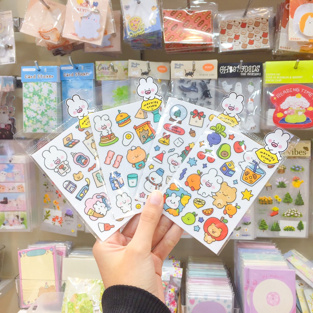 Sticker สติกเกอร์ Gourmet & Parfait แบบ Mini [Maykids Studio]