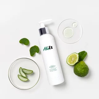 [แพ็กสุดคุ้ม] AloEx Organic Original Shampoo 2 ขวด แชมพูลดผมขาดร่วง สำหรับผมธรรมดา, ผมมัน-เหงื่อออกง่าย
