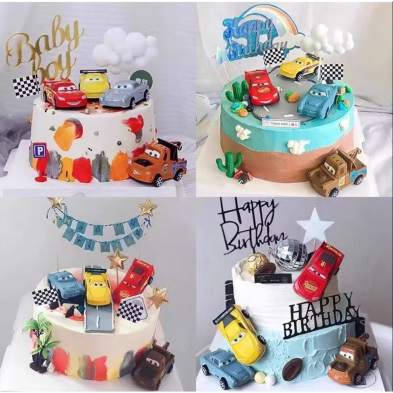 โมเดล ท๊อปเปอร์ปักเค้กธีมแมคควีน