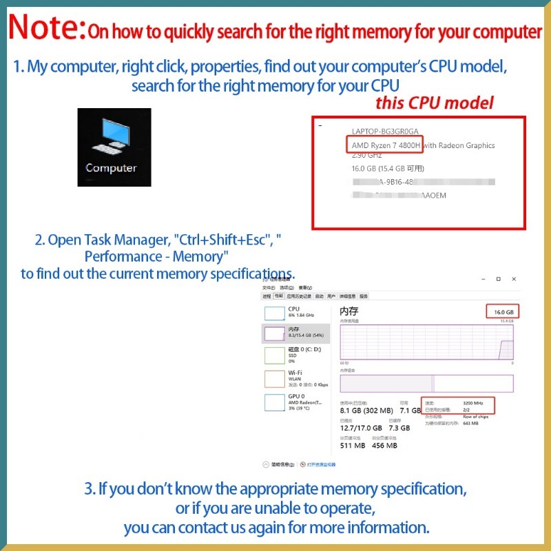 【การจัดส่งที่รวดเร็ว】Crucial หน่วยความจำแล็ปท็อป 4GB 8GB DDR3 DDR3L 1333MHz 1600Mhz 1.5V 1.35V SODIMM RAM