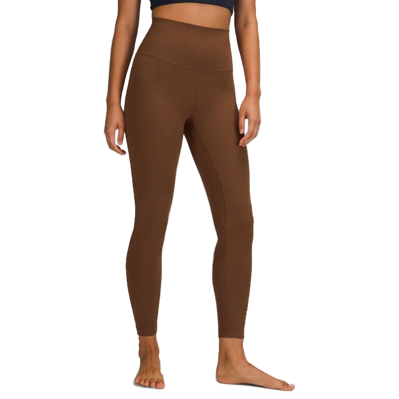 กางเกงโยคะ เทรนนิ่งเอวสูงLululemonของแท้!!รุ่นAlign™ Super-High-Rise Pant 26" *Asia Fit*-Java(ไม่ใช่งานจีน)