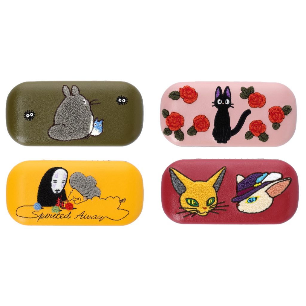 [Direct from Japan] Studio Ghibli Embroidered Glasses Case Japan NEW