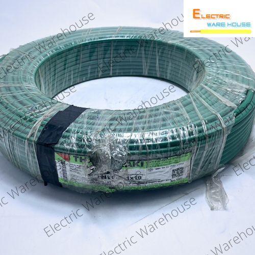 สายไฟ THW 10mm ยาซากิ (ตัดเมตรขาย)