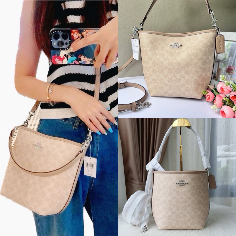 AD🎀(สด-ผ่อน) CT800 CT802 City Bucket Bag In Signature Canvas
