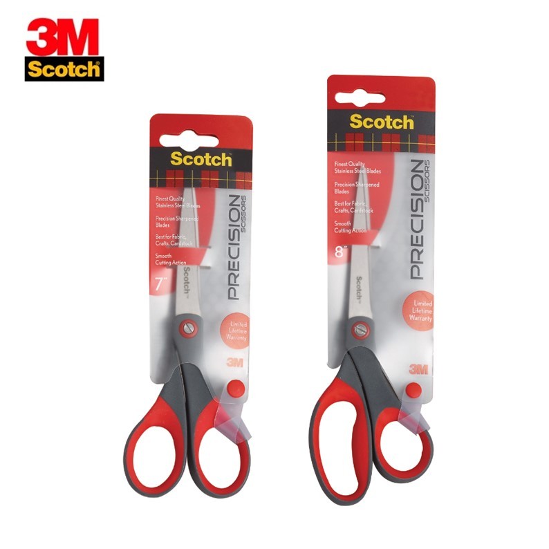 กรรไกร 3M Scotc รุ่น Precision 1447 (7 นิ้ว) ,รุ่น 1448 (8 นิ้ว) ใบมีดทำจากสแตนเลสแท้จากญี่ปุ่น**ราคาต่อ 1 อัน**