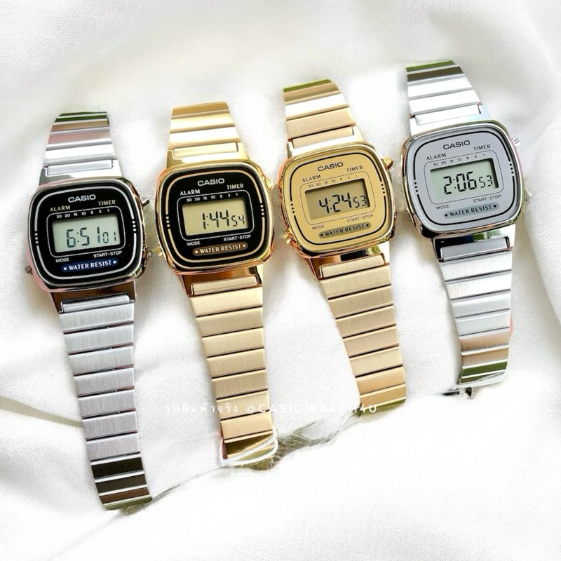 นาฬิกา CASIO ของแท้ CMG รุ่น LA670WA-1 / LA670WA-7 / LA670WGA-1 / LA670WGA-9 รับประกันศูนย์เซ็นทรัล 