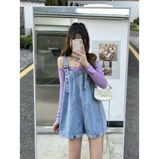 CICI_shop2 | ชุดเอี้ยมกางเกงยืนขาสั้น ทรงน่ารูัก เอี้ยมกางเกง ยืนส์ แฟชั่นสุดชิด เน้นความใส่สบาย ใส่กับเสื้อได้ทุกแนว #0