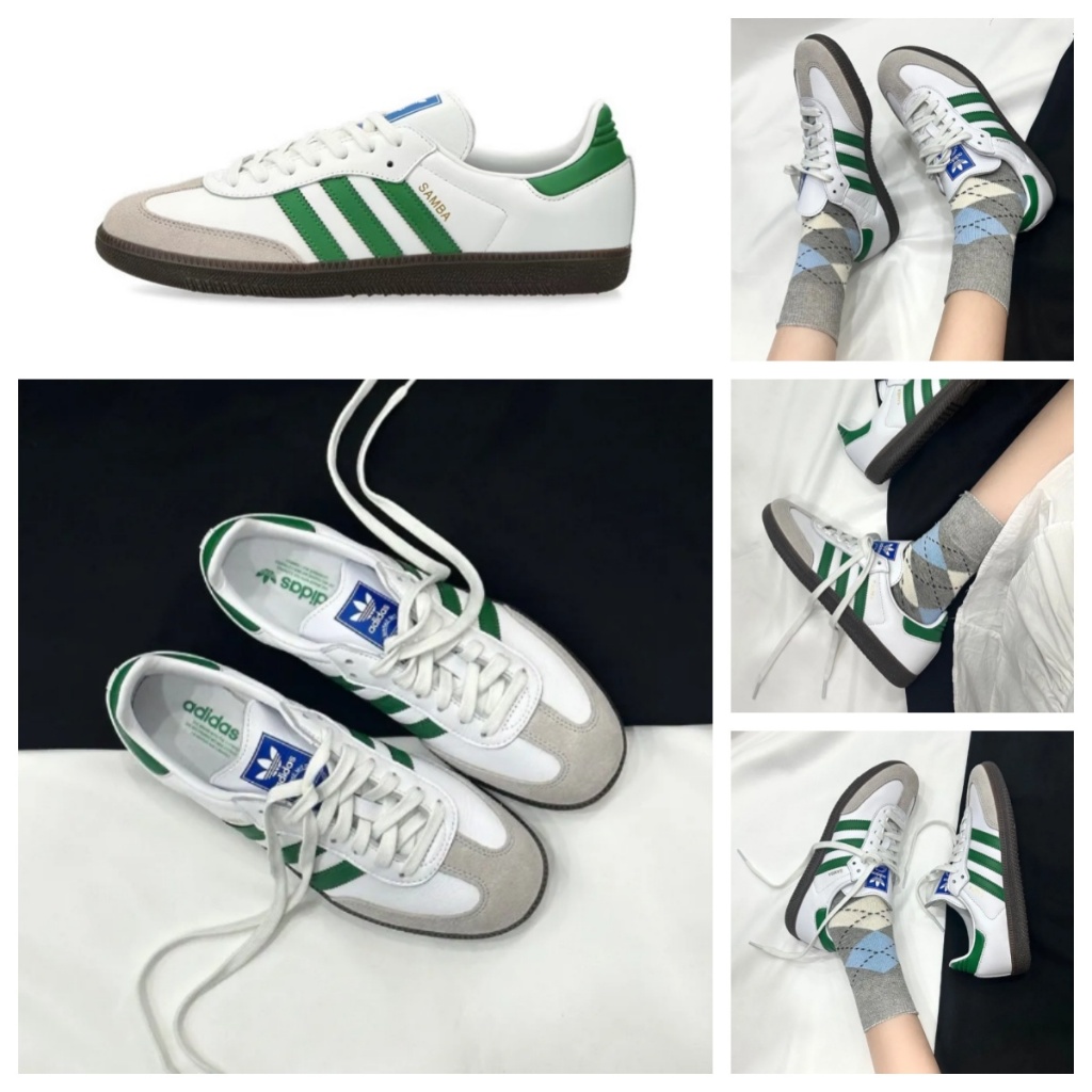 （ของแท้ 100 %）adidas originals Samba OG B75807/B75806/ID0478/IG1024/IG1025/GY4344/GY6612/ID2055