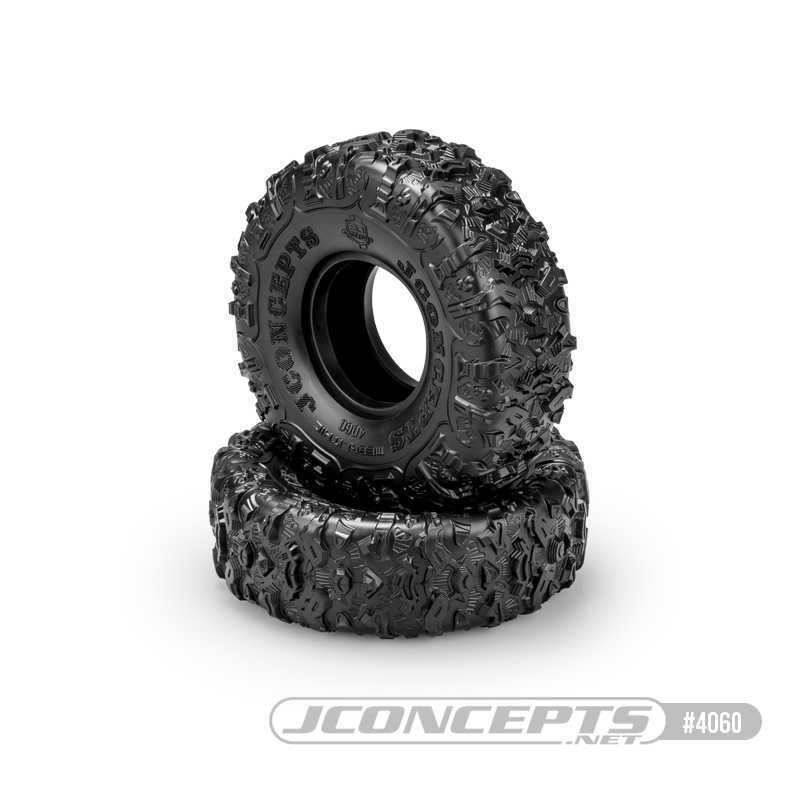 JConcepts Megalithic 1.9 (120MM ยางครบชุด4เส้น ) Crawler Tires (Green) 4060-02