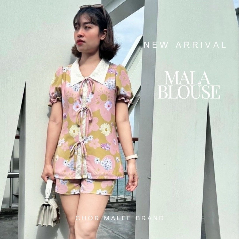 เสื้อตัวยาวแขนตุ๊กตา (MALA BLOUSE )🌼✨